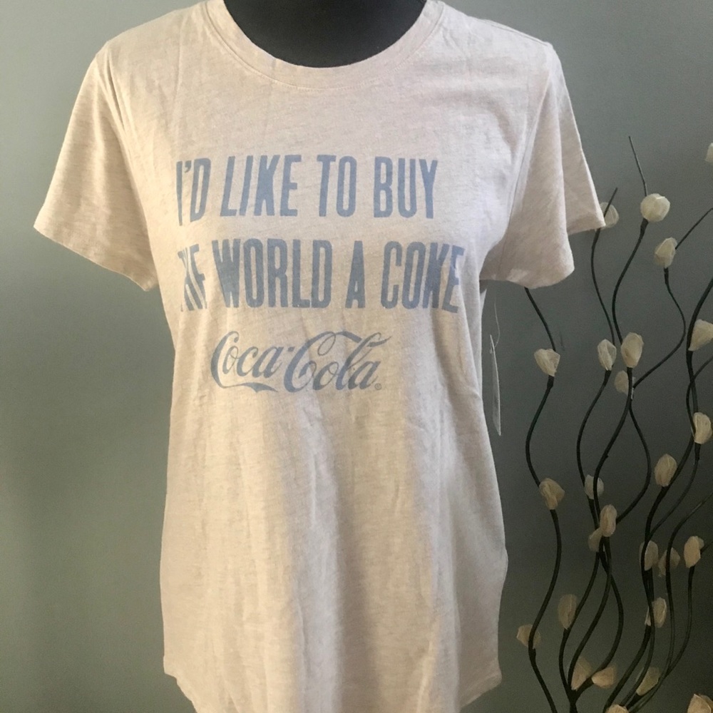 Lucky Brand NWT Buy The World A Coke Graphic Tee